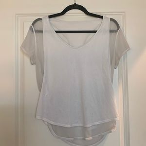 Lulu Lemon Mesh Workout Tee